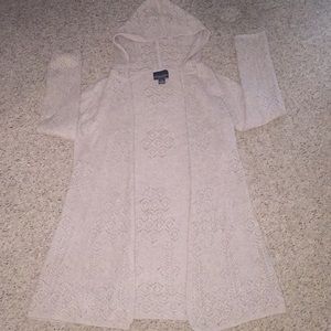 Cynthia Rowley Lightweight Hooded Cashmere Sweater